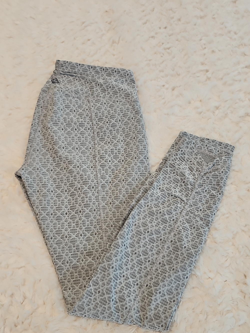Prana Light Gray Yoga Leggings